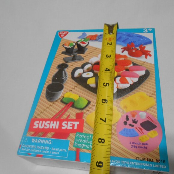 NEW Kids Sushi Play set w/ 2 dough pots Creative imaginative play Toy unisex 🎁 - Picture 1 of 9